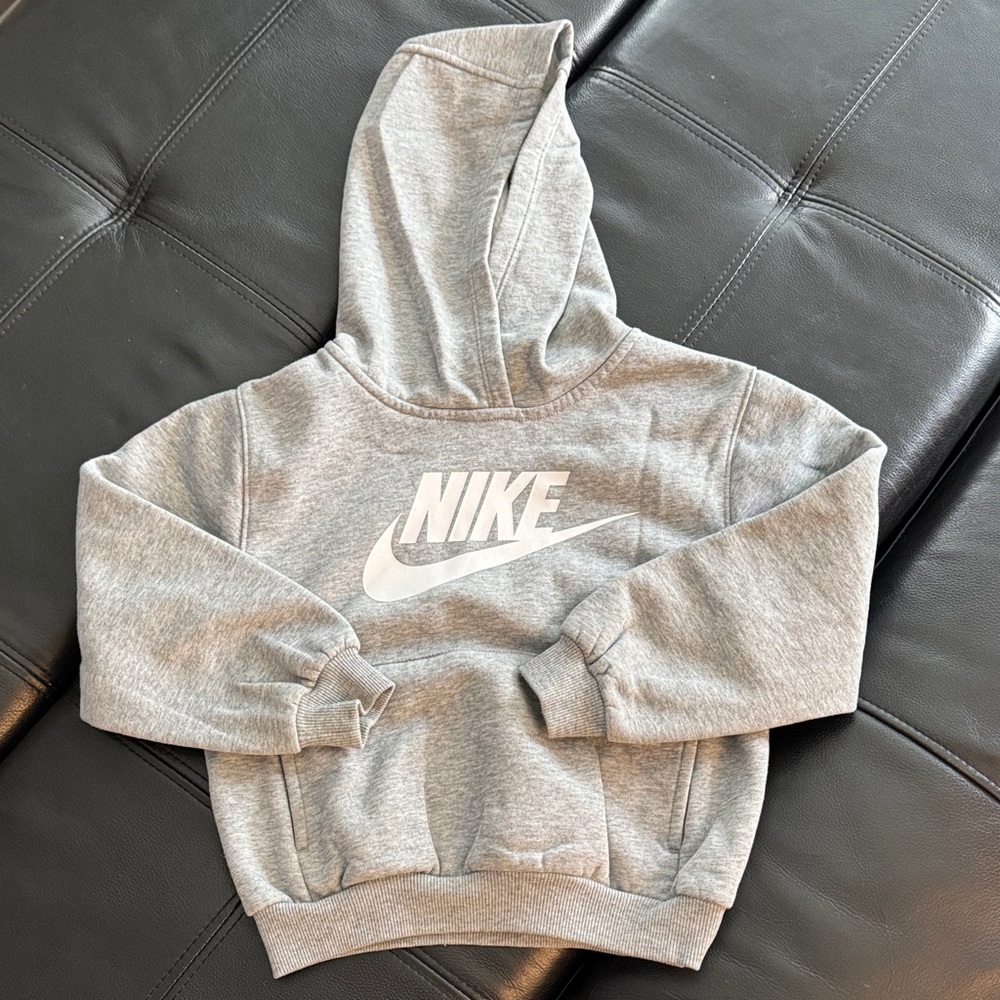 Nike Kids Light Gray Hoodie
